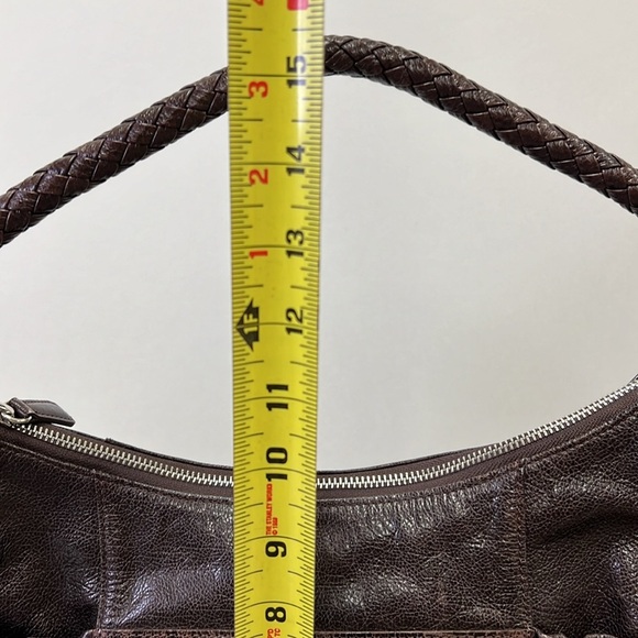 Brighton E242038 Vintage Brown Leather Shoulder Bag & Storage Bag - Picture 16 of 16